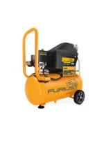 vista lateral compresor portátil FURIUS FC25KIT de 25 litros y 2 HP