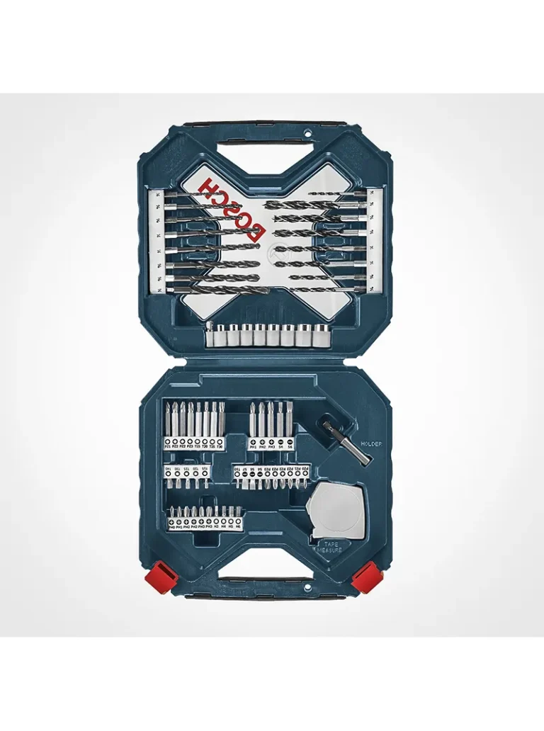 contenido del set BOSCH Big-Bit de 65 piezas con puntas para diferentes tipos de tornillos