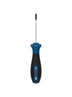 Destornillador estrella Bosch PH0 con varilla de 60 mm para ajuste y desajuste de tornillos Phillips de precisión.