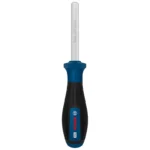Destornillador Bosch con mango para puntas intercambiables, ideal para trabajos de ajuste y desajuste de tornillos.