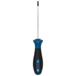 Destornillador Bosch con punta Bristol H3 y varilla de 100 mm para ajuste y desajuste de tornillos hexagonales internos.