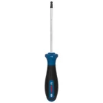 Destornillador Bosch con punta Bristol H4 y varilla de 100 mm para ajuste y desajuste de tornillos hexagonales internos.