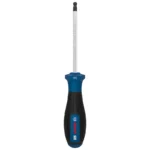 Destornillador Bosch con punta Bristol H5 y varilla de 100 mm para ajuste y desajuste de tornillos hexagonales internos.