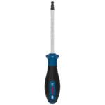 Destornillador Bosch con punta Bristol H6 y varilla de 125 mm para ajuste y desajuste de tornillos hexagonales internos.