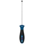 Destornillador Bosch con punta plana SL 1.0 x 5.5 mm y varilla de 125 mm para ajuste y desajuste de tornillos ranurados.
