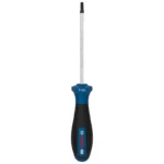 Destornillador Bosch con punta Torx de seguridad TH20 y varilla de 100 mm para ajuste y desajuste de tornillos Torx con pin central.