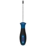 Destornillador Bosch con punta Torx de seguridad TH25 y varilla de 100 mm para ajuste y desajuste de tornillos Torx con pin central.