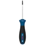 Destornillador Bosch con punta Torx de seguridad TH8 y varilla de 60 mm para ajuste y desajuste de tornillos Torx con pin central.