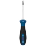 Destornillador Bosch con punta Torx de seguridad TH9 y varilla de 60 mm para ajuste y desajuste de tornillos Torx con pin central.