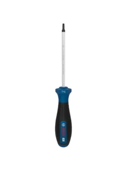 Destornillador Bosch con punta Torx TX15 y varilla de 100 mm para ajuste y desajuste de tornillos Torx.