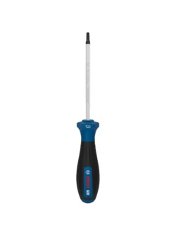 Destornillador Bosch con punta Torx TX20 y varilla de 100 mm para ajuste y desajuste de tornillos Torx.