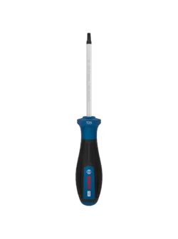 Destornillador Bosch con punta Torx TX25 y varilla de 100 mm para ajuste y desajuste de tornillos Torx.