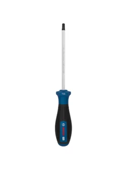 Destornillador Bosch con punta Torx TX30 y varilla de 125 mm para ajuste y desajuste de tornillos Torx.
