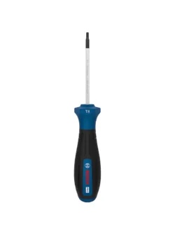 Destornillador Bosch con punta Torx TX8 y varilla de 60 mm para ajuste y desajuste de tornillos Torx.