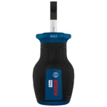 Destornillador tipo tatamaco Bosch con punta plana SL 1.0 x 4.5 mm y longitud de 25 mm para ajuste y desajuste de tornillos ranurados en espacios reducidos.