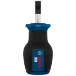 Destornillador tipo tatamaco Bosch con punta plana SL 1.2 x 6.5 mm y longitud de 25 mm para ajuste y desajuste de tornillos ranurados en espacios reducidos.