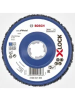 disco de limpieza BOSCH de 125 mm para remover óxido pintura y suciedad en superficies metálicas