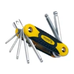 juego de 7 llaves bristol tipo navaja con bola BIANDITZ 232006 de 2.5 a 10 mm para ajuste de tornillos hexagonales