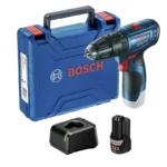 kit taladro inalámbrico BOSCH GSB 120 LI con batería recargable y cargador