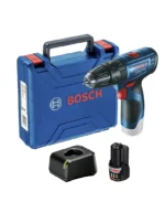 kit taladro inalámbrico BOSCH GSB 120 LI con batería recargable y cargador