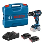 kit taladro BOSCH GSB 18V 90 C con dos baterías recargables y cargador profesional