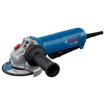 Pulidora BOSCH GWS 12-125 P, potencia y control para aplicaciones de corte y desbaste.
