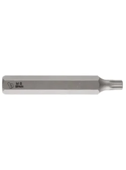 punta pluridentada XZN BIANDITZ 242796 12 mm x 72 mm con cuadrante 10 mm para tornillos multidentados de alto torque