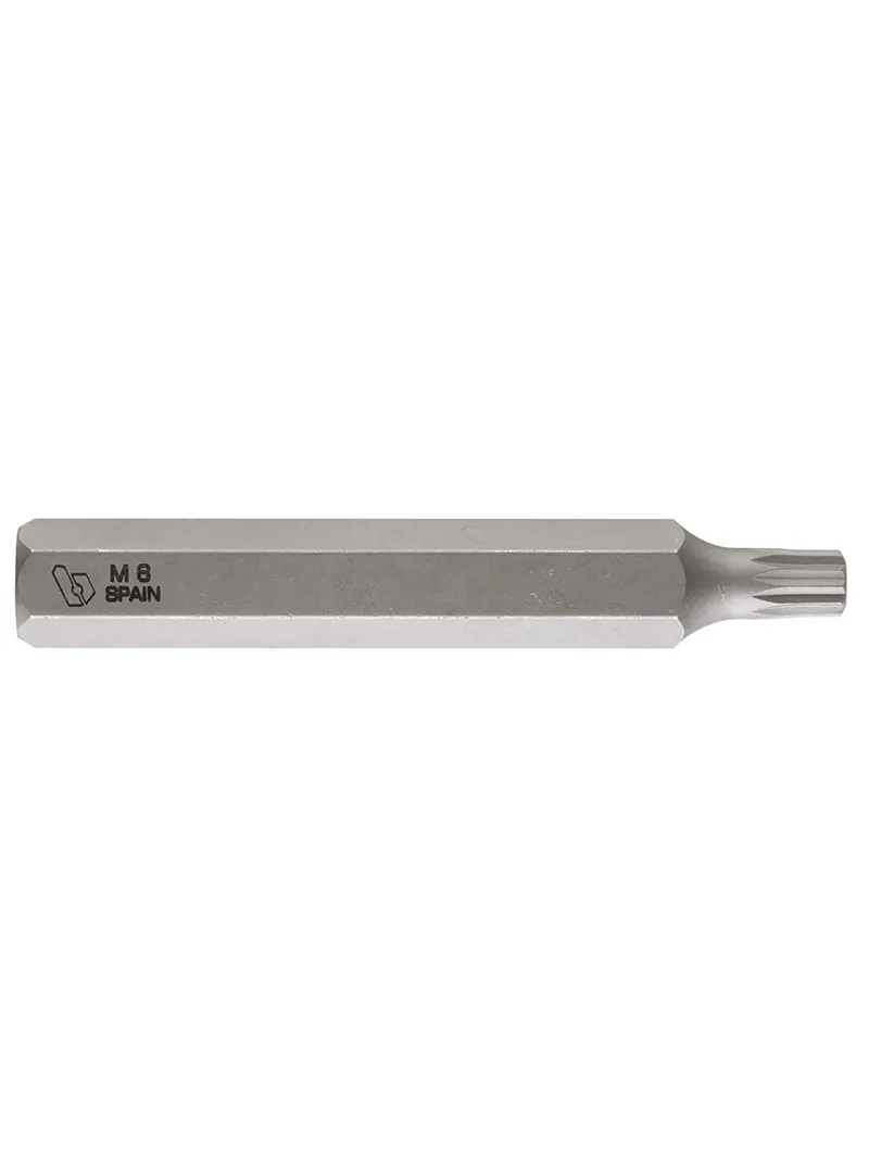 Punta pluridentada XZN 12 mm x 72 mm cuadrante 10 mm BIANDITZ 242796 punta pluridentada XZN BIANDITZ 242796 12 mm x 72 mm con cuadrante 10 mm para tornillos multidentados de alto torque