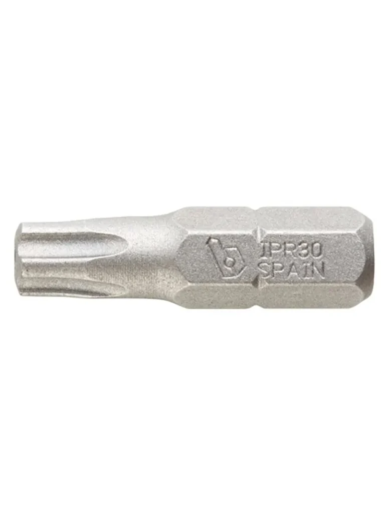 punta torx de seguridad T27 BIANDITZ 238165 de 1 pulgada para tornillos tamper resistant uso industrial
