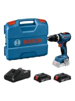 taladro inalámbrico percutor BOSCH GSB 18V-65 de 1-2 pulgada con 2 baterías para perforación y atornillado profesional
