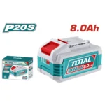 Batería 20V 8.0Ah con indicador LED compatible con sistema P20S TOTAL.