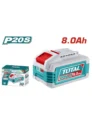 Batería 20V 8.0Ah con indicador LED compatible con sistema P20S TOTAL.