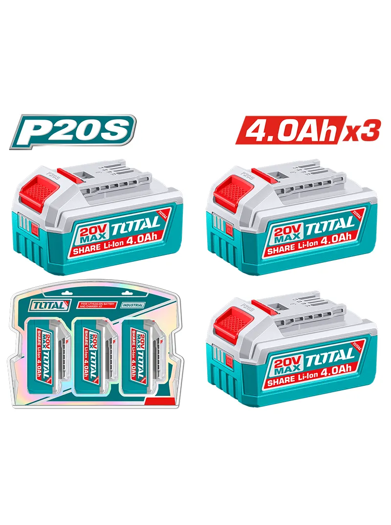 TOSLI251296 copia Set De 3 Baterías Inalámbricas 20V TOSLI251296 - Imagen 1