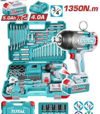Detalle del mango ergonómico de la pistola de impacto 20V.