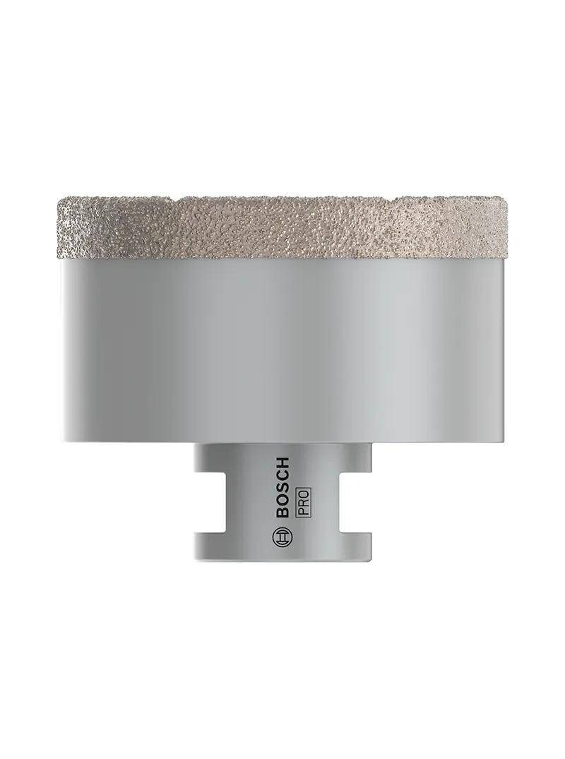 Broca copa diamantada para pulidora 3" 75 mm BOSCH broca copa diamantada BOSCH de 3 pulgadas 75 mm para perforación de porcelanato cerámica y materiales de construcción