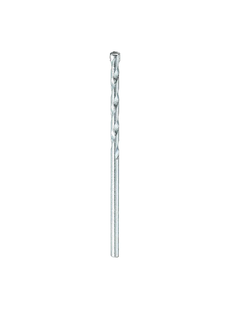 Broca tungsteno para cemento 1/8" x 3" BOSCH broca BOSCH de tungsteno 1-8 pulgada por 3 pulgadas para cemento concreto y mampostería