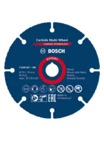 disco de corte multimaterial BOSCH de 76 mm con carburo de tungsteno para diversos materiales