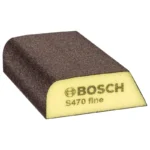 esponja abrasiva BOSCH verde de acabado fino para lijado manual y acabado de superficies