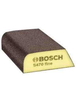 esponja abrasiva BOSCH verde de acabado fino para lijado manual y acabado de superficies