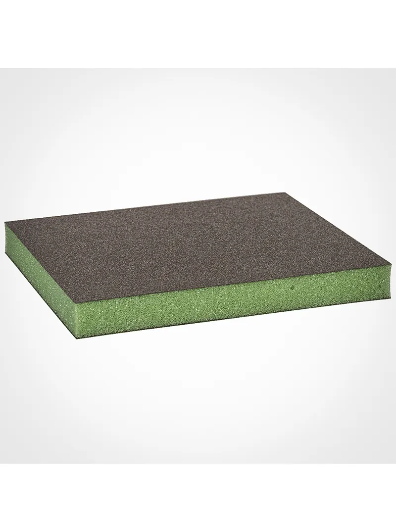 Esponja para contornos acabado fino verde BOSCH esponja abrasiva BOSCH para contornos color verde de acabado fino para lijado manual