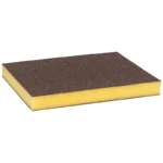 esponja abrasiva BOSCH para contornos color amarilla de acabado medio para lijado manual