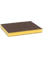 esponja abrasiva BOSCH para contornos color amarilla de acabado medio para lijado manual