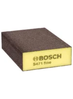 esponja abrasiva rectangular BOSCH amarilla de remocion media para lijado y acabado de superficies