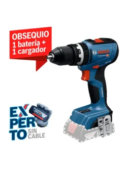 TALADRO INALÁMBRICO PERCUTOR 1/2" GSB 18V-65 + BATERÍA 4.0Ah BOSCH