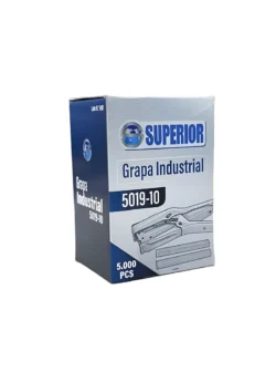 Grapas para invernadero de 10 mm referencia 5019, presentación de 5000 unidades para fijación de plásticos y mallas.