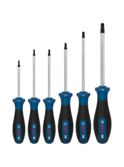 juego de destornilladores Torx BOSCH de 6 piezas para trabajos de ajuste y mantenimiento