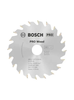sierra circular BOSCH Standard de 85 mm y 20 dientes para corte de madera