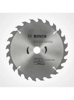sierra circular BOSCH de 7-1-4 pulgadas y 24 dientes de carburo de tungsteno para corte de madera