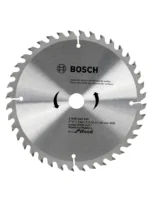sierra circular BOSCH de 7-1-4 pulgadas y 40 dientes de carburo de tungsteno para cortes finos en madera