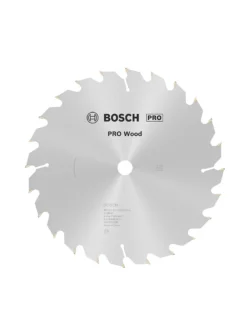 sierra circular BOSCH de 8-1-4 pulgadas y 24 dientes de carburo de tungsteno para corte de madera